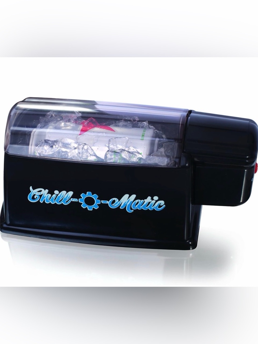 Chill-O-Matic Automatic Beverage Can Chiller Quick Cold Beer Soda 60 Seconds